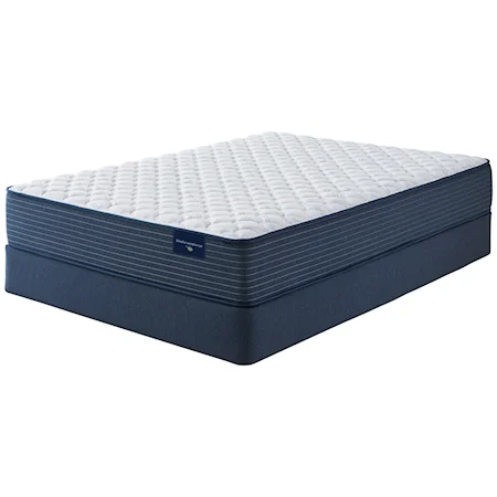 Twin Extra Long 11" Firm Wrapped Coil Mattress and 5" Low Profile Foundation